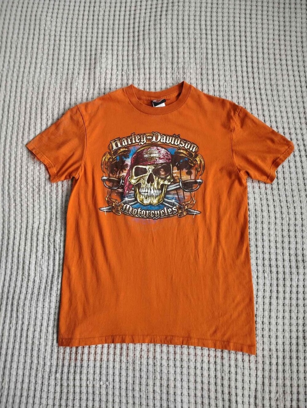 2010 Harley-Davidson Motorcycles Orlando Florida Pirate Treasure Skull